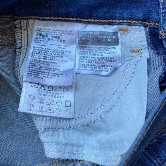 Levi’s 710 Super Skinny Jeans, Medium Wash, Size 25 - Picture 5 of 5